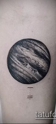 Фото тату Юпитер планет — пример рисунка — 27052017 — пример — 021 Tattoo Jupiter planet