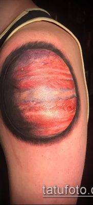 Фото тату Юпитер планет — пример рисунка — 27052017 — пример — 030 Tattoo Jupiter planet