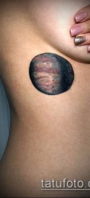 Фото тату Юпитер планет — пример рисунка — 27052017 — пример — 041 Tattoo Jupiter planet