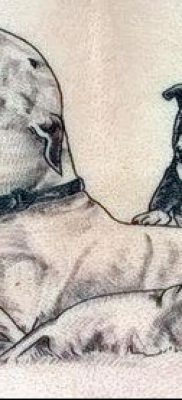Фото тату бультерьер — 18052017 — пример — 016 Bull terrier tattoo