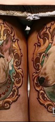 Фото тату бультерьер — 18052017 — пример — 031 Bull terrier tattoo