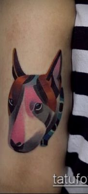 Фото тату бультерьер — 18052017 — пример — 034 Bull terrier tattoo