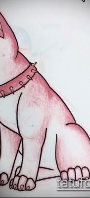Фото тату бультерьер — 18052017 — пример — 040 Bull terrier tattoo