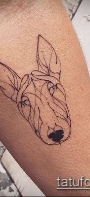 Фото тату бультерьер — 18052017 — пример — 047 Bull terrier tattoo