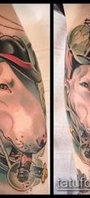 Фото тату бультерьер — 18052017 — пример — 062 Bull terrier tattoo