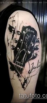 Фото тату гитара — 25052017 — пример — 001 Tattoo guitar
