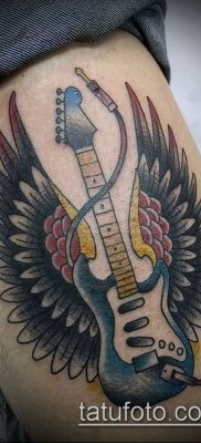 Фото тату гитара — 25052017 — пример — 004 Tattoo guitar