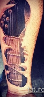 Фото тату гитара — 25052017 — пример — 011 Tattoo guitar