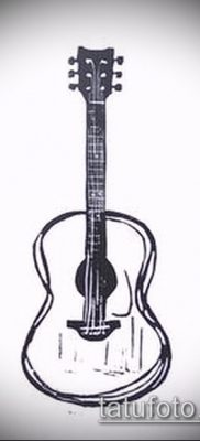 Фото тату гитара — 25052017 — пример — 018 Tattoo guitar