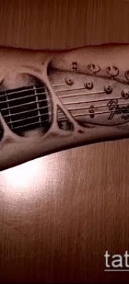 Фото тату гитара — 25052017 — пример — 025 Tattoo guitar