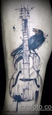 Фото тату гитара — 25052017 — пример — 026 Tattoo guitar
