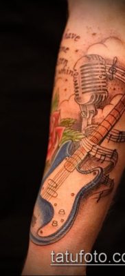 Фото тату гитара — 25052017 — пример — 027 Tattoo guitar
