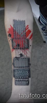 Фото тату гитара — 25052017 — пример — 042 Tattoo guitar