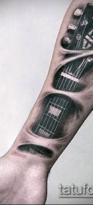 Фото тату гитара — 25052017 — пример — 047 Tattoo guitar
