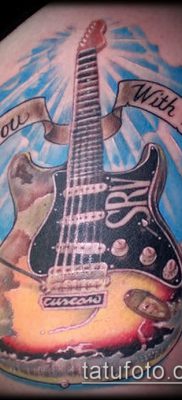 Фото тату гитара — 25052017 — пример — 048 Tattoo guitar