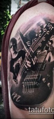 Фото тату гитара — 25052017 — пример — 049 Tattoo guitar