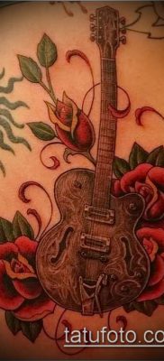 Фото тату гитара — 25052017 — пример — 059 Tattoo guitar