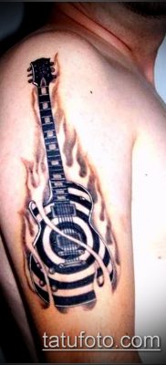 Фото тату гитара — 25052017 — пример — 063 Tattoo guitar