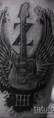 Фото тату гитара — 25052017 — пример — 073 Tattoo guitar