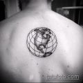 Фото тату глобус - пример рисунка - 26052017 - пример - 091 Tattoo globe