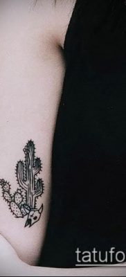Фото тату кактус — пример рисунка — 27052017 — пример — 007 Tattoo cactus
