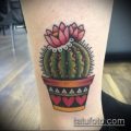 Фото тату кактус - пример рисунка - 27052017 - пример - 054 Tattoo cactus