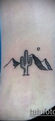 Фото тату кактус — пример рисунка — 27052017 — пример — 078 Tattoo cactus