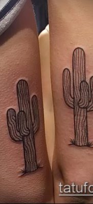 Фото тату кактус — пример рисунка — 27052017 — пример — 083 Tattoo cactus