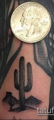 Фото тату кактус — пример рисунка — 27052017 — пример — 115 Tattoo cactus