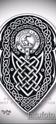 Фото тату кельтский узел — 18052017 — пример — 033 Tattoo celtic knot