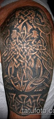 Фото тату кельтский узел — 18052017 — пример — 051 Tattoo celtic knot