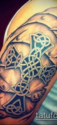 Фото тату кельтский узел — 18052017 — пример — 054 Tattoo celtic knot