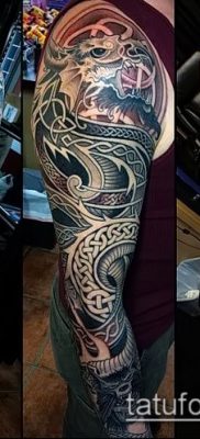 Фото тату кельтский узел — 18052017 — пример — 062 Tattoo celtic knot