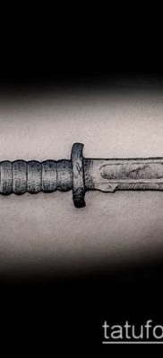 Фото тату клинок оружие — пример рисунка — 27052017 — пример — 031 Tattoo blade weapo