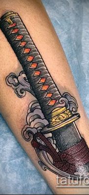 Фото тату клинок оружие — пример рисунка — 27052017 — пример — 051 Tattoo blade weapo