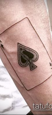 Фото тату масть пика — пример — 29052017 — пример — 037 spades tattoo