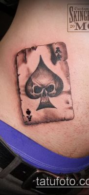 Фото тату масть пика — пример — 29052017 — пример — 038 spades tattoo