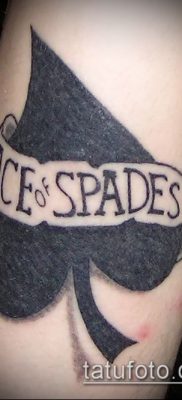 Фото тату масть пика — пример — 29052017 — пример — 044 spades tattoo