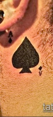 Фото тату масть пика — пример — 29052017 — пример — 084 spades tattoo