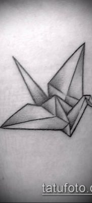 Фото тату оригами (Tattoo origami example) (значение) — пример рисунка — 016 tatufoto.com
