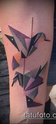 Фото тату оригами (Tattoo origami example) (значение) — пример рисунка — 034 tatufoto.com