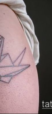 Фото тату оригами (Tattoo origami example) (значение) — пример рисунка — 064 tatufoto.com