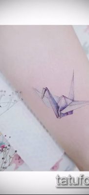 Фото тату оригами (Tattoo origami example) (значение) — пример рисунка — 087 tatufoto.com