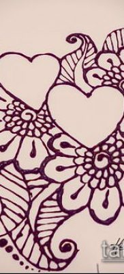 Фото тату рисунки хной (tattoo of henna) (значение) — пример рисунка — 016 tatufoto.com