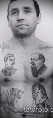 Фото тату сталин — 20052017 — пример — 001 Stalin tattoo