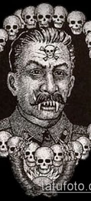 Фото тату сталин — 20052017 — пример — 003 Stalin tattoo