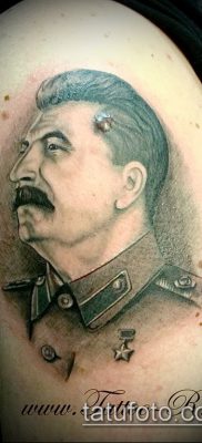 Фото тату сталин — 20052017 — пример — 004 Stalin tattoo