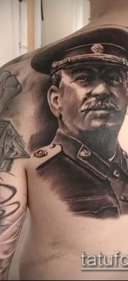 Фото тату сталин — 20052017 — пример — 012 Stalin tattoo