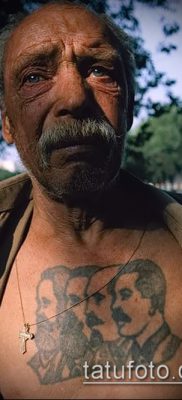 Фото тату сталин — 20052017 — пример — 029 Stalin tattoo
