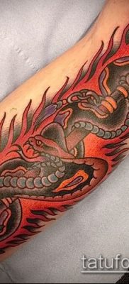 Фото татуировки пламя — пример рисунка — 27052017 — пример — 066 Flame tattoos